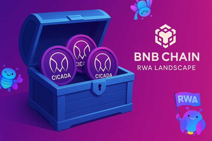 ThangHe2004's tweet photo. No hype needed — BNBChain adding Cicada to its RWA landscape speaks for itself.
Recognition from the BNB ecosystem is the strongest validation you can get.
Link: https://t.co/qKFYGvaAlQ https://t.co/susieiHiXq