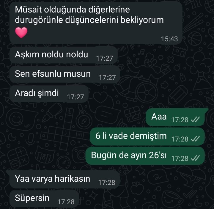Açılımı yaptığım günün akşamı geri dönüş almam peki 🤭🫠🩷✨️
#geridönüş #tarot