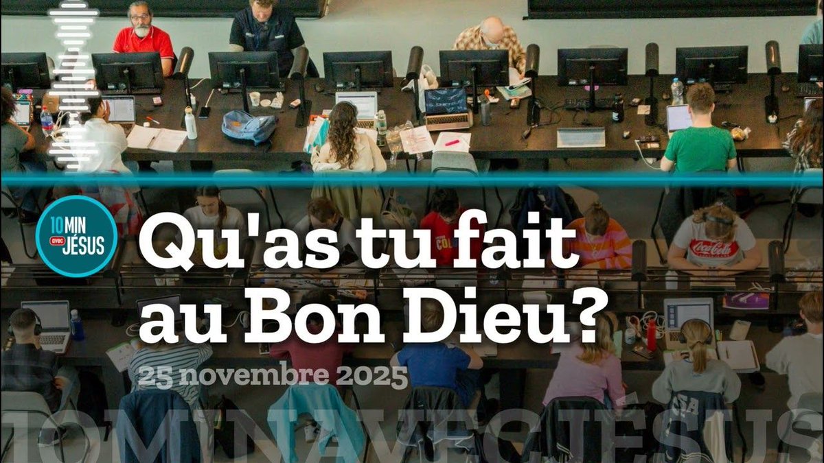 reisquarteu's tweet image. 10 minutes avec #Jésus. Qu'as tu fait au Bon #Dieu ? (25-11-2025) youtu.be/yqPqp17d68I #EgliseCatholique