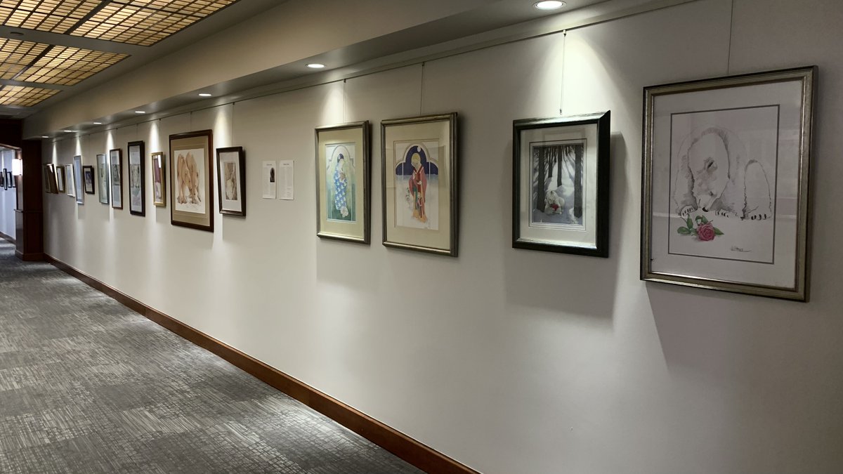 Have you been through to see the Autumn Installation in the Art Walkway &amp; Main Lobby? All from local artists and hanging until the end of the year! Each piece is available for sale through the LUH Foundation! Here's a taste of what you'll see as you walk through! 🙌