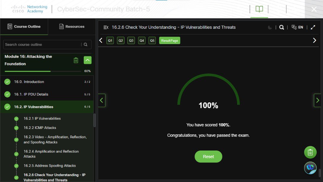 sudosheggs's tweet image. ☑️ day 51/100 of my cybersecurity journey.

knocked off modules 15&amp;gt; attacking the foundation. #100DaysOfCyberSecurity

@ireteeh @TemitopeSobulo @segoslavia @cyberjeremiah @real_nuelOj @Cyblackorg