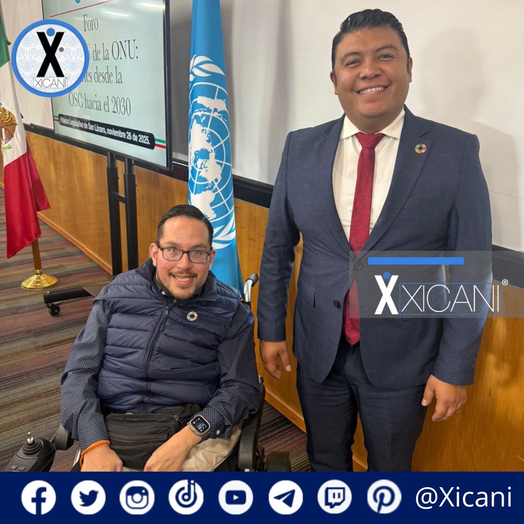 #XICANIONLINE 🇺🇳✨
INCLUSIÓN ES ESTAR DONDE SE DECIDEN LAS COSAS.
.
Hoy tuve el honor de representar la voz de las personas con discapacidad en un espacio histórico: el Foro de los 80 Años de la ONU, en la Cámara de Diputados.
.
Hablar de inclusión aquí… donde se construyen