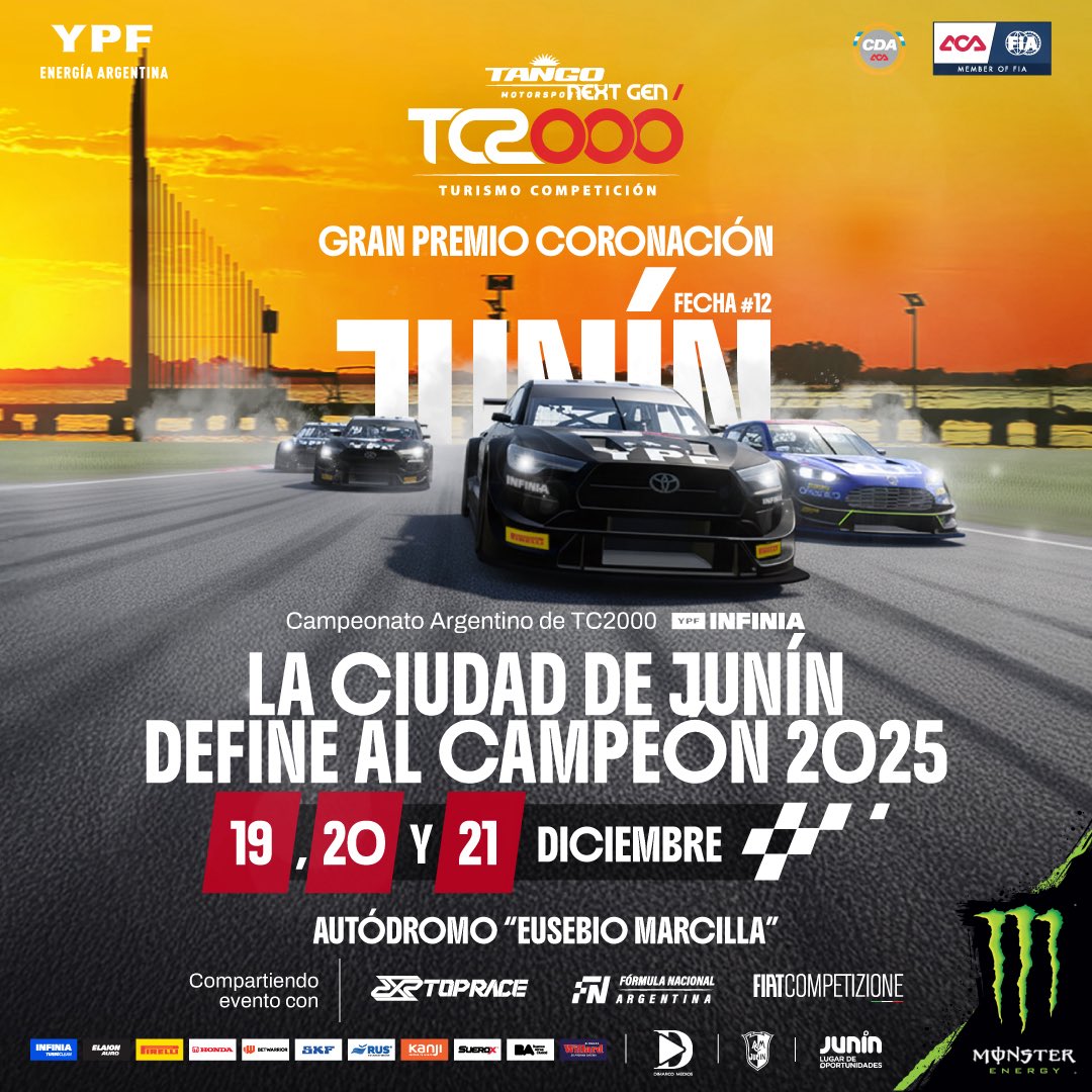 SuperTC2000's tweet image. SE DEFINE EN LA TIERRA DEL CAMPEÓN 🏁⚡️🙌🚀

Dos pilotos, un equipo, un campeonato en la tierra de un campeón.

@misil1misil y @emilianostang pelean por el campeonato y todo se define en la tierra de @gabyponcedeleon 😏🏁

👉 En Junín la lluvia nos arruinó la fiesta, por eso…