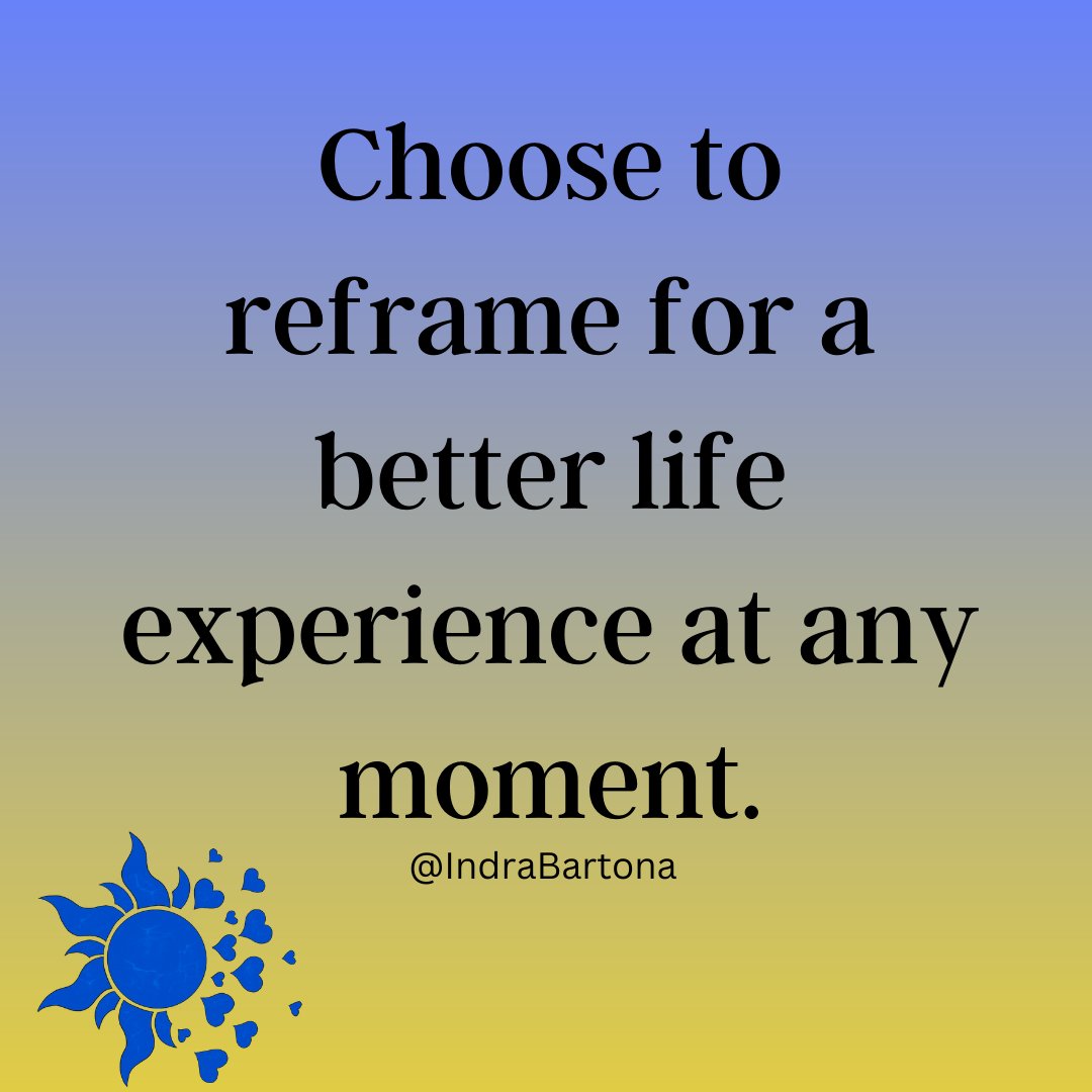 Indra_Bartona's tweet image. It can take as little as a moment in time to shift and pivot.
Be flexible in how you approach life.
You will see the difference.