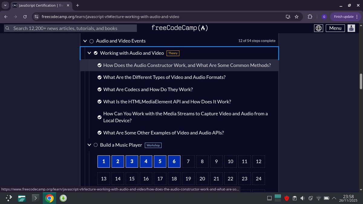 Ujahgrace17's tweet image. today on #freecodecamp I started the audio and video section