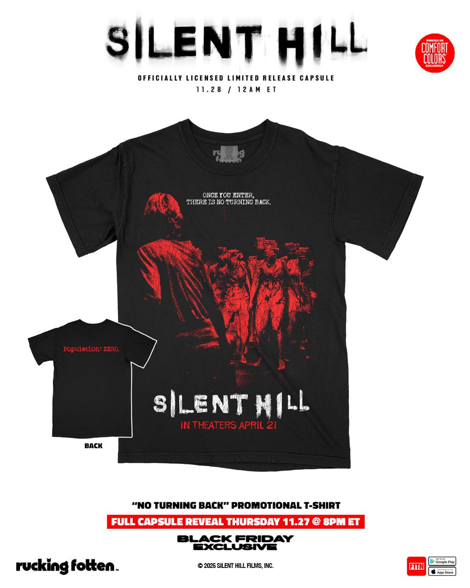 Some towns should never be entered…

SILENT HILL (2006) // Officially licensed capsule releasing Friday 11.28 @ 12AM ET!

Full capsule reveal Thursday 11.27 @ 8PM ET