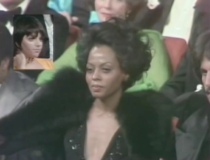 BlackMediaHub's tweet image. Cicely Tyson and Diana Ross at the Oscars, 1973.