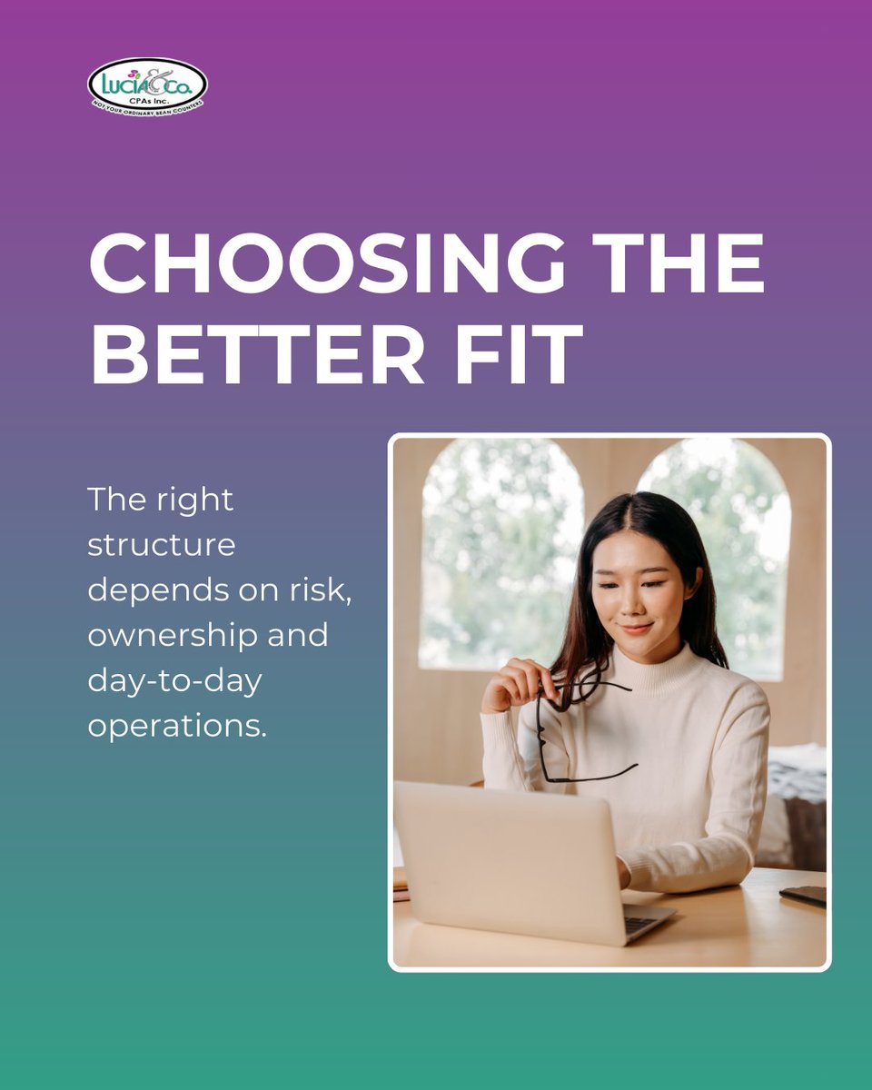 lucia_cpa's tweet image. Choosing between an LLC or LLP? Each structure has strengths that protect your business in different ways. Find the setup that fits your goals and daily operations.

#LuciaAndCoCPAs #BusinessStructure #LLC #LLP #TaxPlanning #BusinessTips