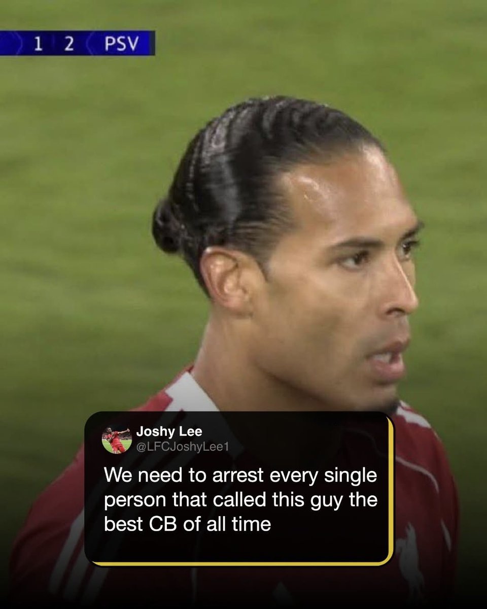 UtdForever7's tweet image. 🚨Nobody — and I mean NOBODY — should ever put Van Dijk in the same conversation as Vidic, Rio or Terry.

He was never even close to that table, Liverpool fans forced his name in there by pure delusion. #MUFC #LFC #CFC