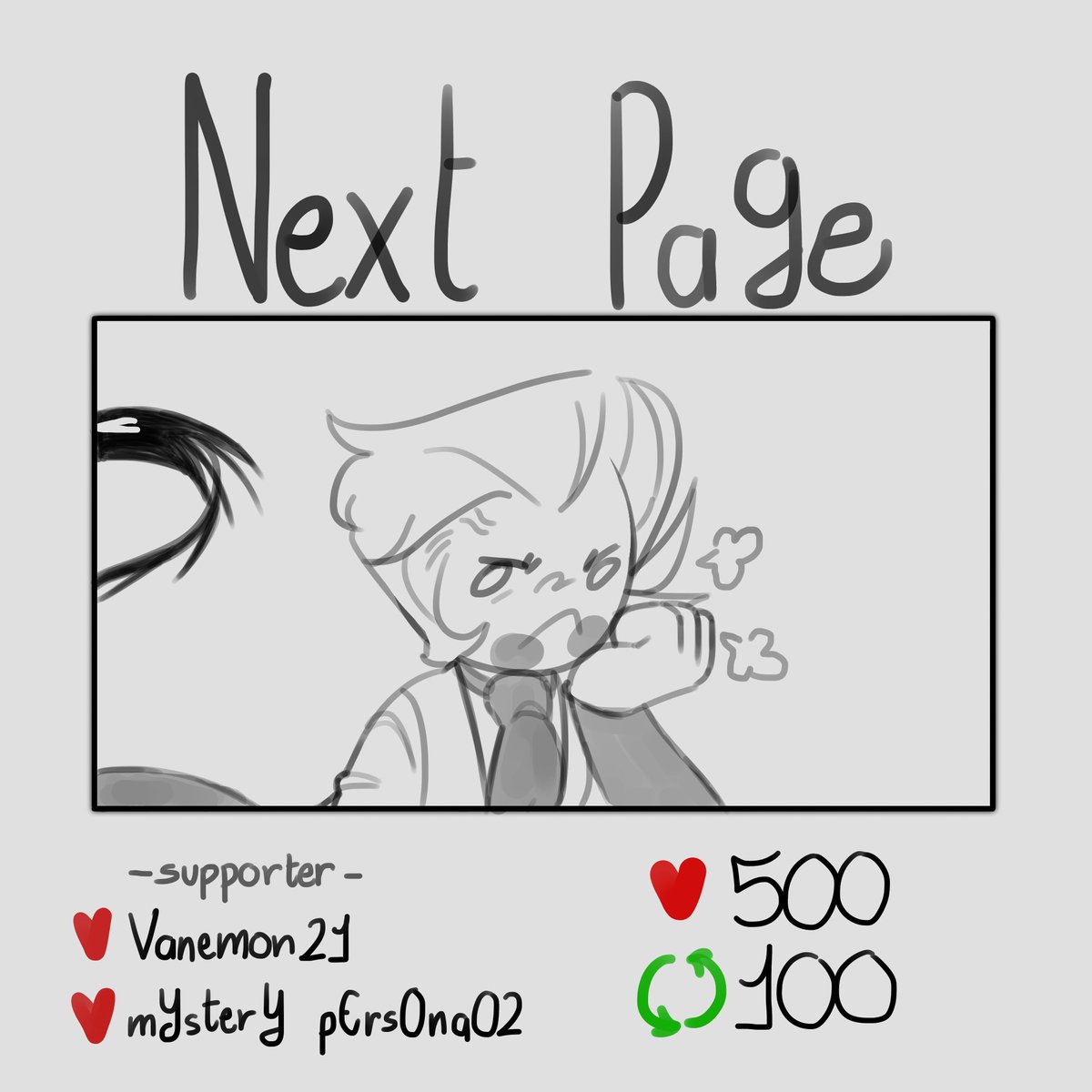 K4nekya's tweet image. CHAPTER 4
page - 6/??

Alastor is a brat 🤡🤡
(next page will be out in the next week!! wait patiently 😵‍💫😵‍💫)

#HazbinHotel #radioapple #appleradio