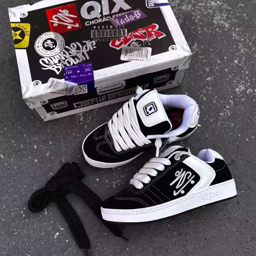 BRABO COM CADARÇO DUPLO TÁ DADO👌 Tênis Qix Chorão Eterno Labo B