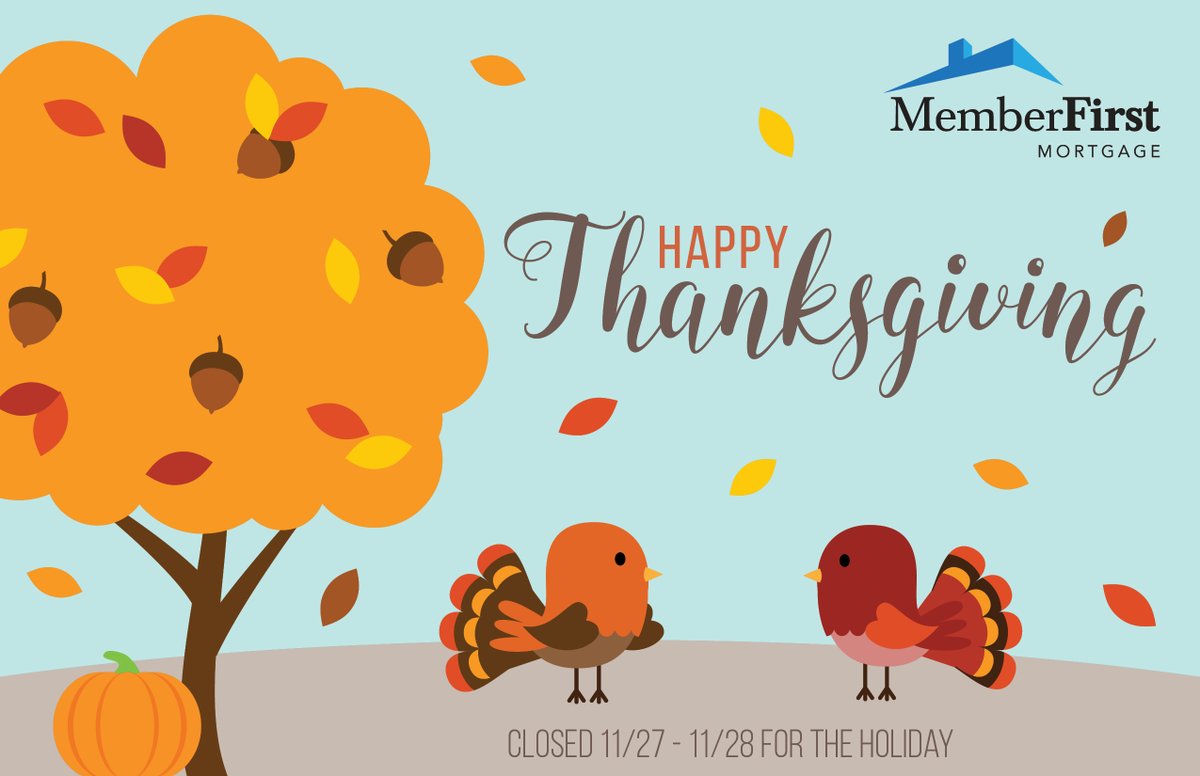 🦃 Have a Happy #Thanksgiving! MFM will be closed on Thursday, 11/27 and Friday, 11/28 for the holiday. 🥧🙏🍂