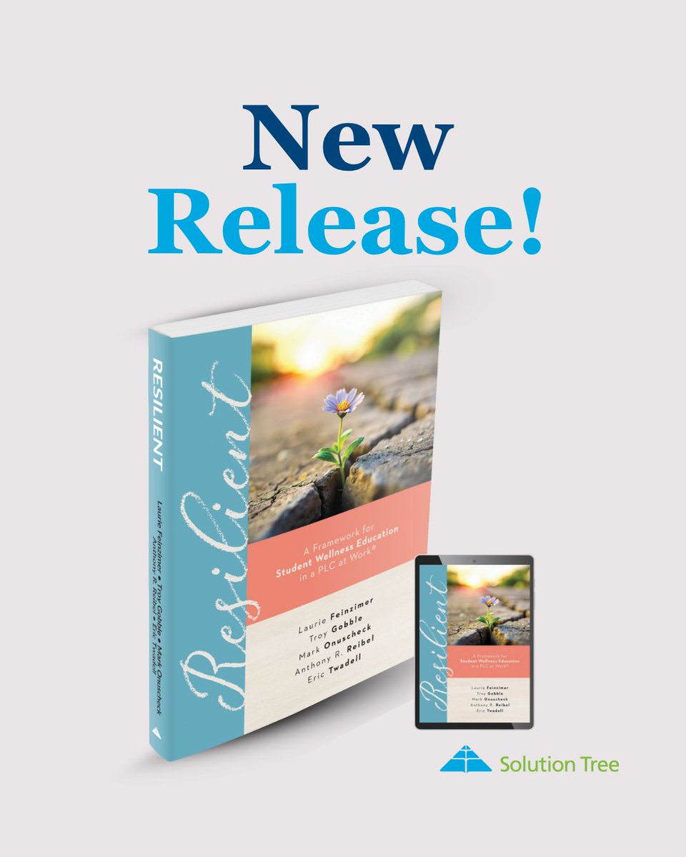 SolutionTree's tweet image. Wellness isn’t extra. It’s essential.
Resilient shows schools how to center student and educator well-being in everyday practice.

Learn more → SolutionTree.com/Resilient

#StudentWellness #PLCatWork #EdLeadership