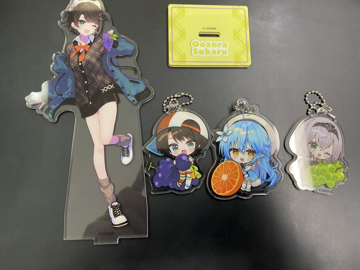 無事購入完了‼️
ミニアクキーも被りなし(*´꒳`*)

#大空スバル
#BIG3