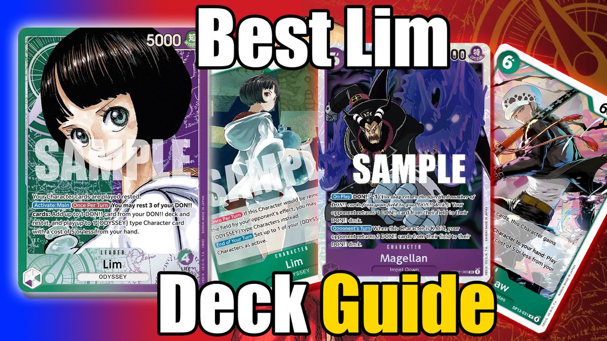 Vampyrgaming's tweet image. Lim secret BDIF?
Maybe not, but learn all the tricks off the trade with .@ItsFraggett and I in the latest video. 

We'll talk his deck profile, tech choices, and winning games without Roronoa Zoro 

youtu.be/nqeMw8jIo8k