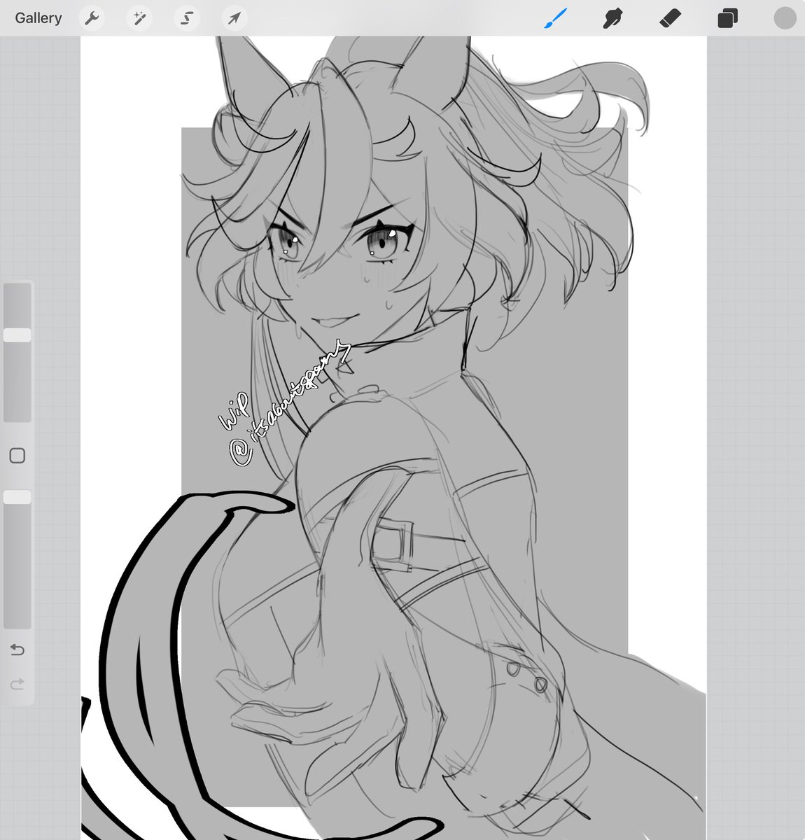 itsaboutspoons's tweet image. sketched this at work rq, i think this is the piece i wanna finish today for ace’s belated anni 🥹🥹 if i have time i’ll color it simply !!