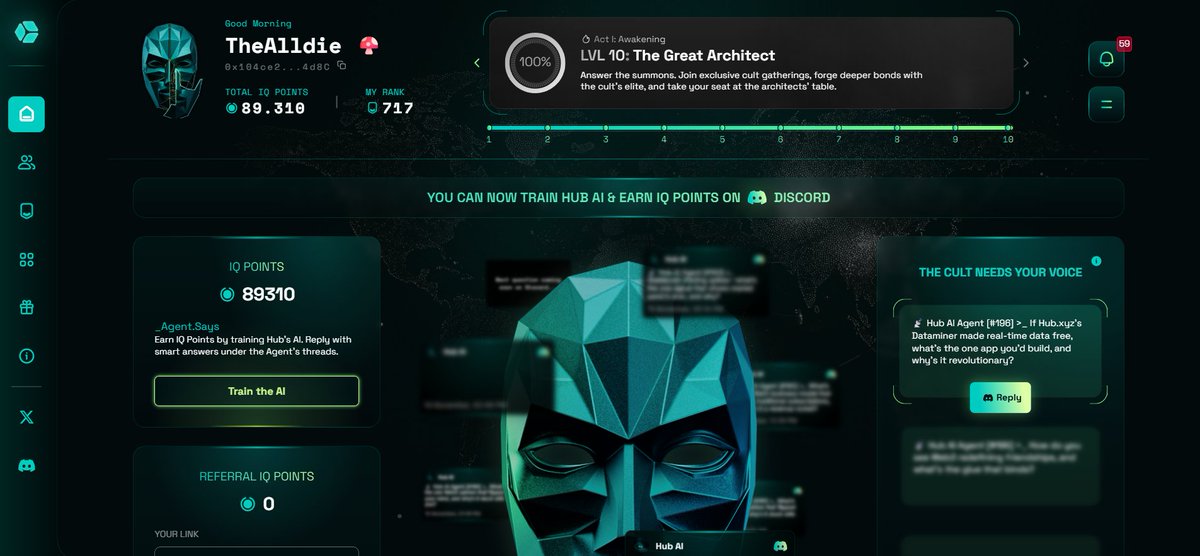 lAllDiel's tweet image. 💡 Programmable Bandwidth = Crypto&apos;s Next Meta

Think of it like:
🔹 Filecoin for storage
🔹 Livepeer for video
🔹 
@hubxyz
  for BANDWIDTH

The concept:
Your idle internet → Shared resource
AI companies → Pay for access
You → Earn $HUB tokens

Why it matters:
- AI models need…