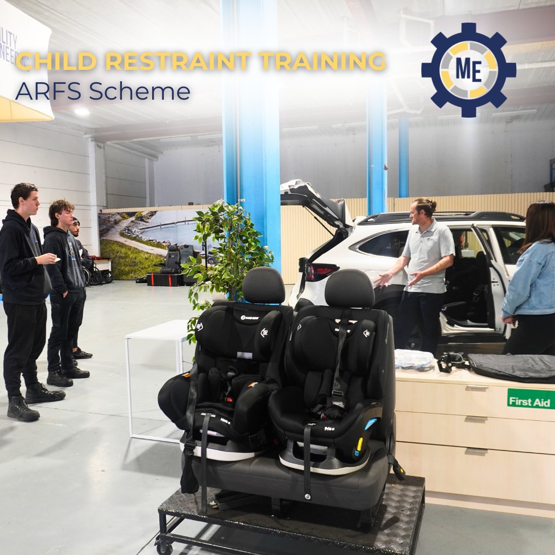 MobilityEng's tweet image. Want to boost your confidence in child passenger safety?

Join our Child Restraint Training Sessions - hands-on, expert-led workshops designed to help you install and adjust restraints correctly.

Empower every journey with safety and peace of mind.