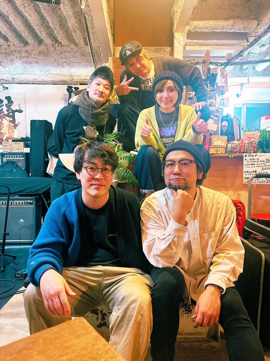 mikibarbars's tweet image. 昨日はソロライブ@豪徳寺leafroom観てくれた皆様ありがとうございました！
レオさんも寺井さん松下さんも曲良し歌良しで最高でした🍻

ヒデさんサポートありがとう🙌
初めてソロ曲を人と演奏したの嬉しかったな

またこのメンツでやりたい🔥

次回のソロは吉祥寺NEPOで大晦日公演🎍
田中は18:50頃〜💃🏼