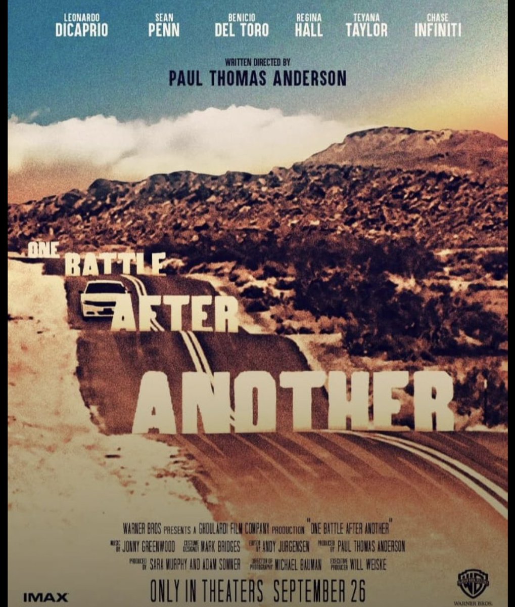 Alternate ONE BATTLE AFTER ANOTHER poster by Melanie Danna.