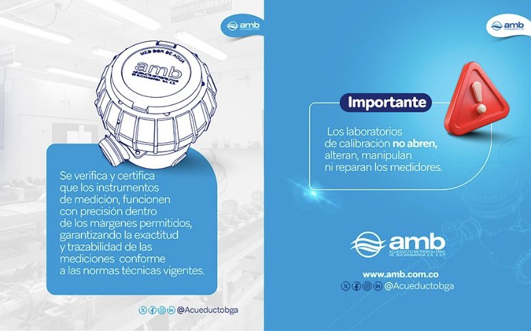 🚨Nuestros procesos son claros, transparentes y responsables para garantizar mediciones precisas y confiables.Nuestro compromiso de calidad inicia con la responsabilidad y el cumplimiento de los derechos de los usuarios.💧✅