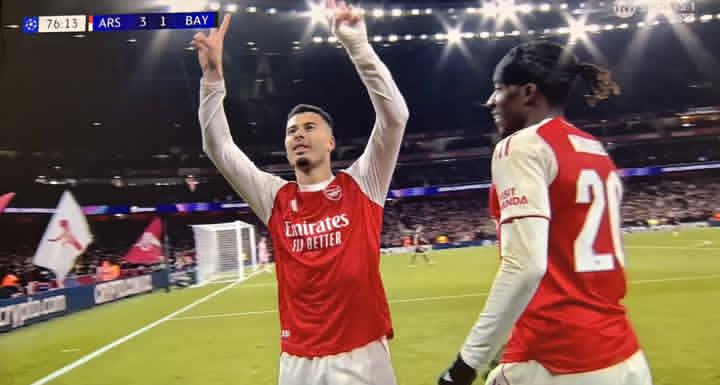 You'll find this happiness only and only at Arsenal this season 😅😅
Bayern WAS undefeated until today because the only real invincibles are us.
I'm proud of how Arsenal played today 💪 💪 

#ARSBAY
