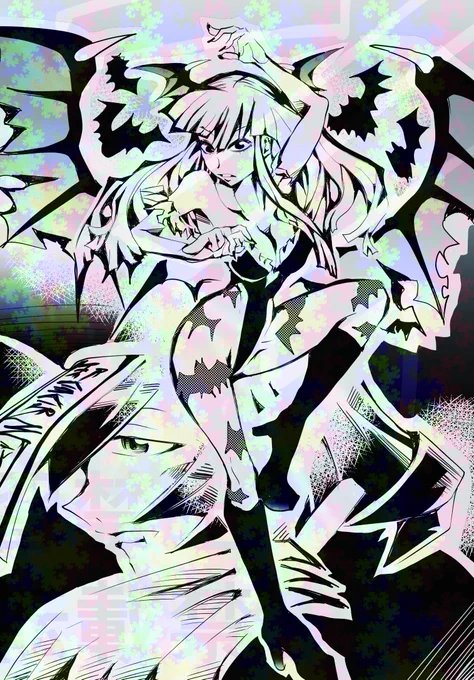 #イラスト #モリガン #ヴァンパイア #Darkstalkers #過去作でどれだけ伸びるか無言でチャレンジ見た人もやる