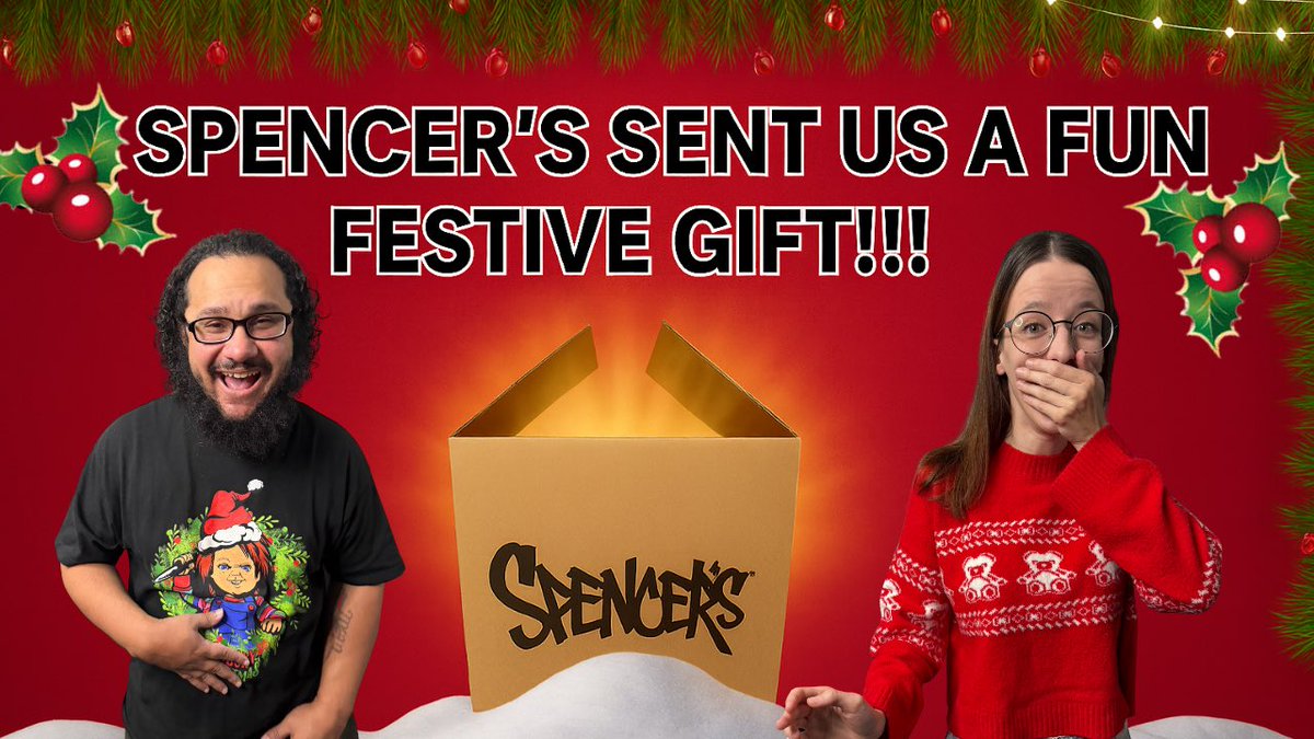 Strongislandni2's tweet image. Come unbox (and react to) a festive surprise from Spencer’s with us! 🎁
See you there: youtu.be/eicr-3kVKC0?si…
🎁🎁🎁
#unboxing #Reaction #reactions #Christmas #Christmas2025 #Christmasgift #Christmasgifts #ChristmasGiftIdeas