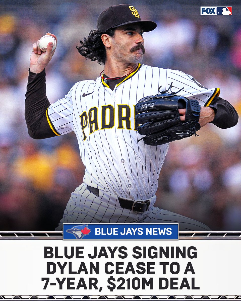 MLBONFOX's tweet image. BREAKING 🚨 The Blue Jays are signing Dylan Cease to 7-year, $210M deal per @JonHeyman