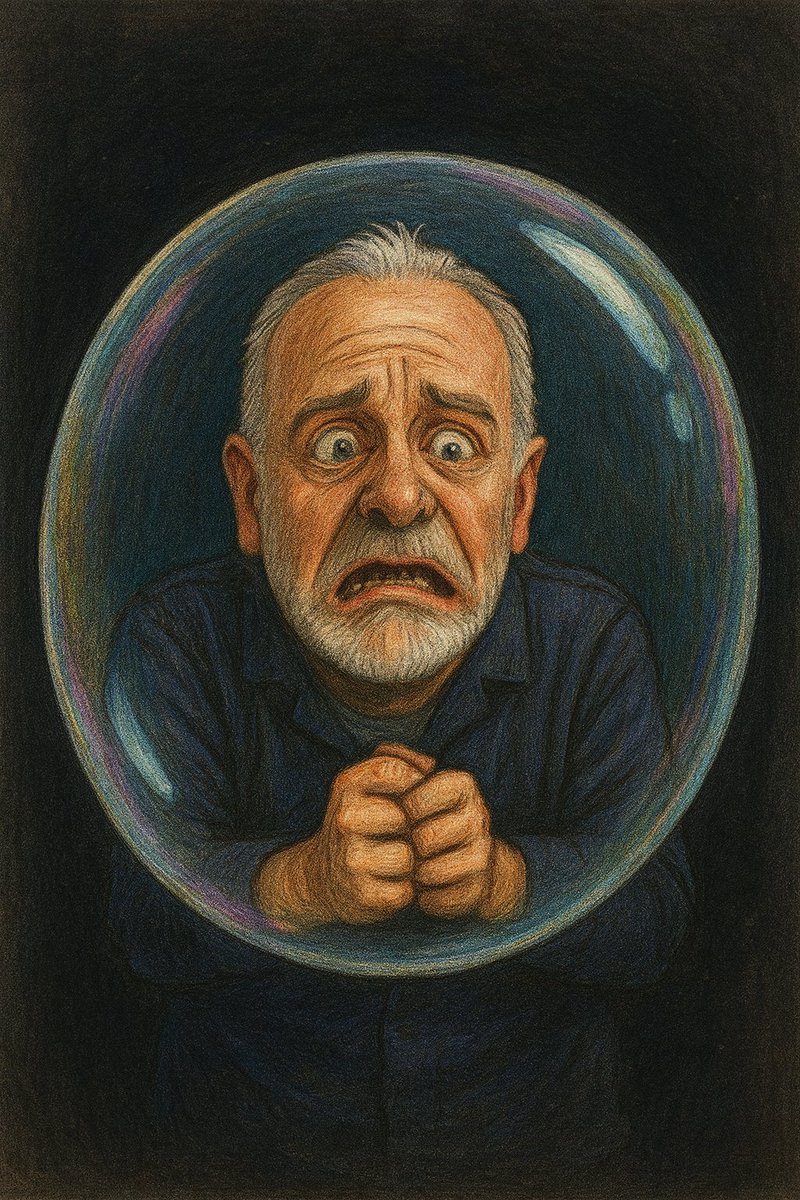 Boreout's tweet image. Wierd Duk zit weer veilig in zijn bubbel, geen tegenspraak, alleen ja-knikkers.