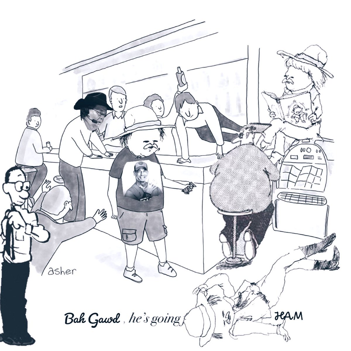 Attica_Finch's tweet image. It may be slop, but it’s human made slop photoshopped with love of the game.