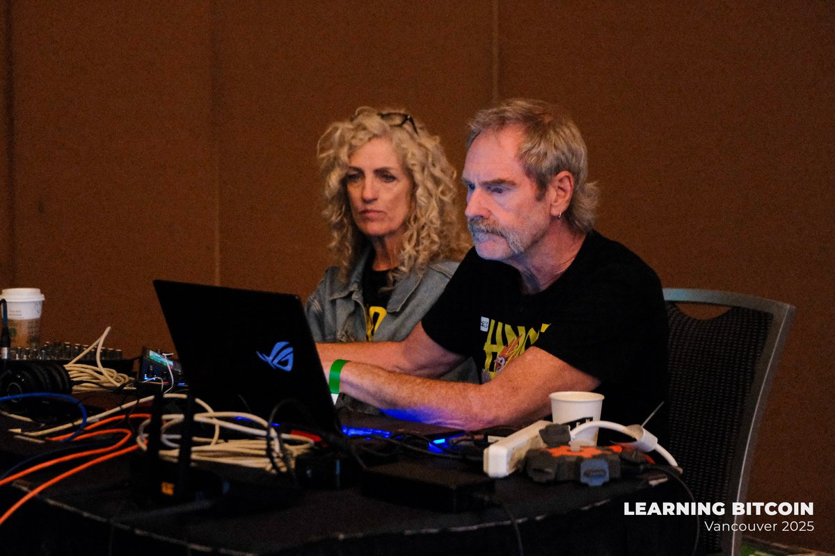 SwiftTropix's tweet photo. I want to personally thank @ReverendHodl and Mrs. Hodl #GoToHealth for volunteering their time and energy at @learningbtcfdn 2025.
They did an incredible job capturing our Workshops and Presentations, and now we get to share them with the world! https://t.co/jGl69xVGat