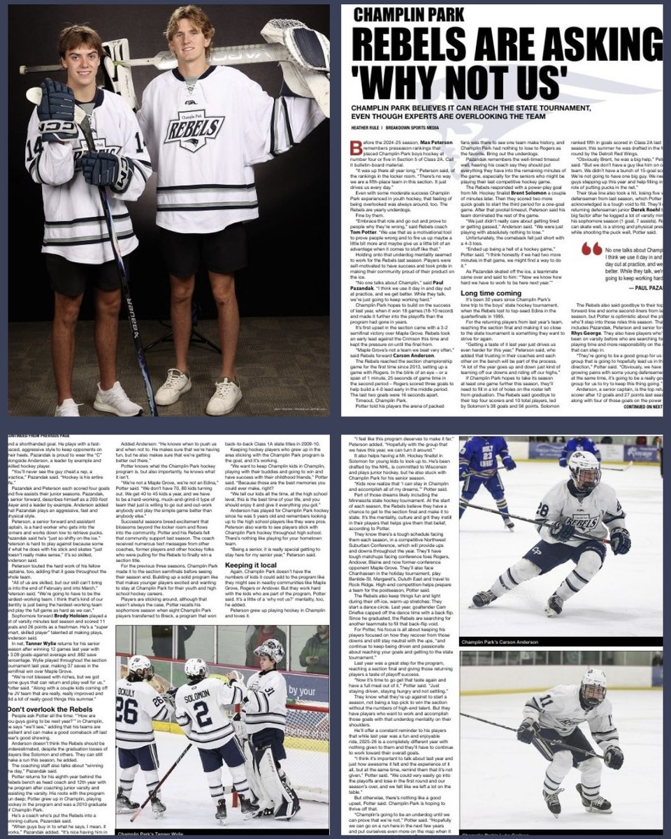 CPHS Boys' Hockey tweet media