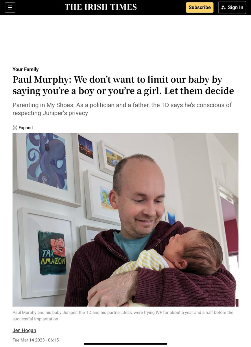 JillKerby's tweet image. Not only is @paulmurphy_TD a pro Hamas Palestinianist who calls for the destruction of the state of Israel - population 7m Jews &amp;amp; 2m Arab Israelis, but he’s also a pro- puberty blocker transgender cultist who began socially transing his newborn son &amp;amp; refers to him as “it”.