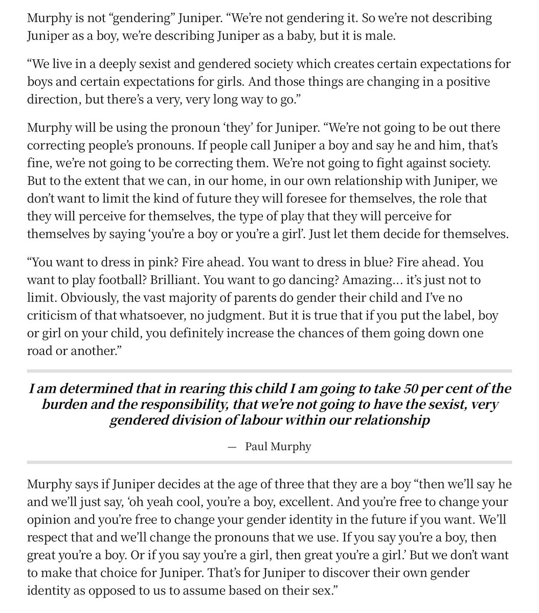 JillKerby's tweet image. Not only is @paulmurphy_TD a pro Hamas Palestinianist who calls for the destruction of the state of Israel - population 7m Jews &amp;amp; 2m Arab Israelis, but he’s also a pro- puberty blocker transgender cultist who began socially transing his newborn son &amp;amp; refers to him as “it”.