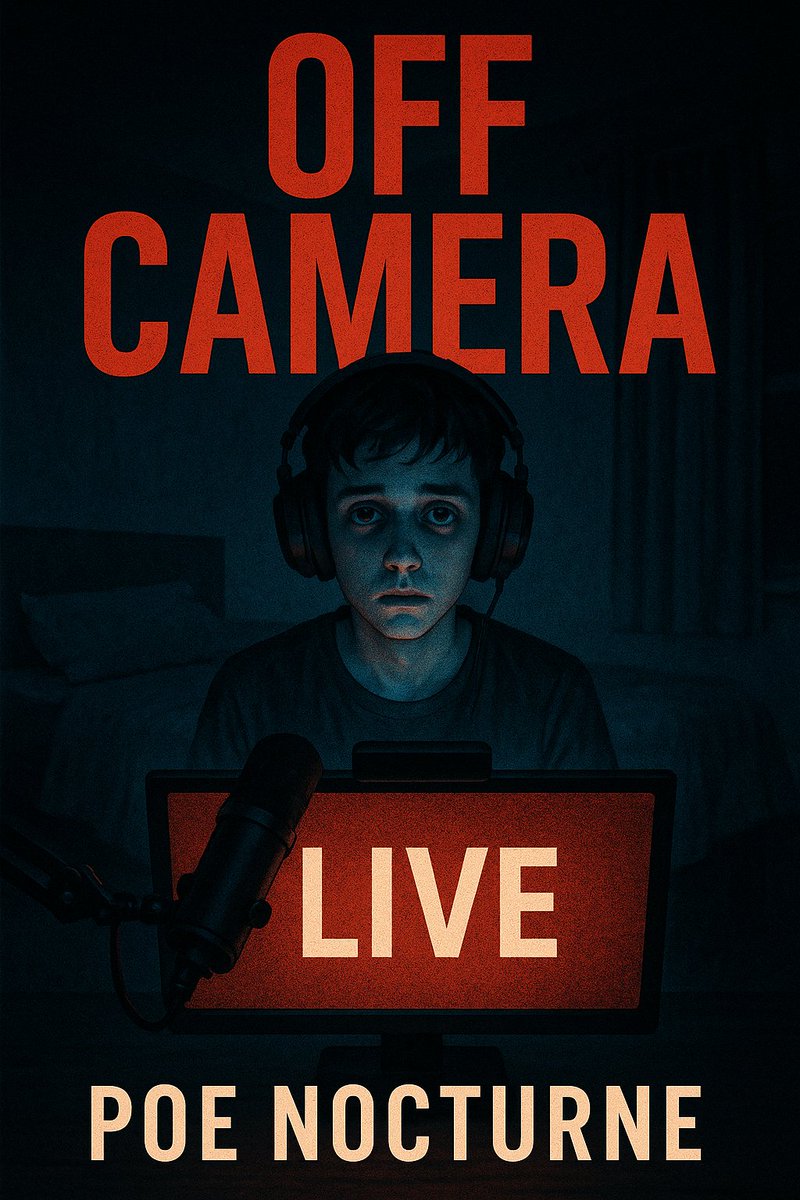TOGETHERWEFEAR's tweet image. My new horror book OFF CAMERA is out now on Amazon.
If you’ve ever streamed for too long or felt eyes on you when the camera was “off”… this story is going to hit different.

Read if you dare: a.co/d/3FpUfiH
#TogetherWeFear #HorrorTwitter #BookRelease #PoeNocturne #TWF