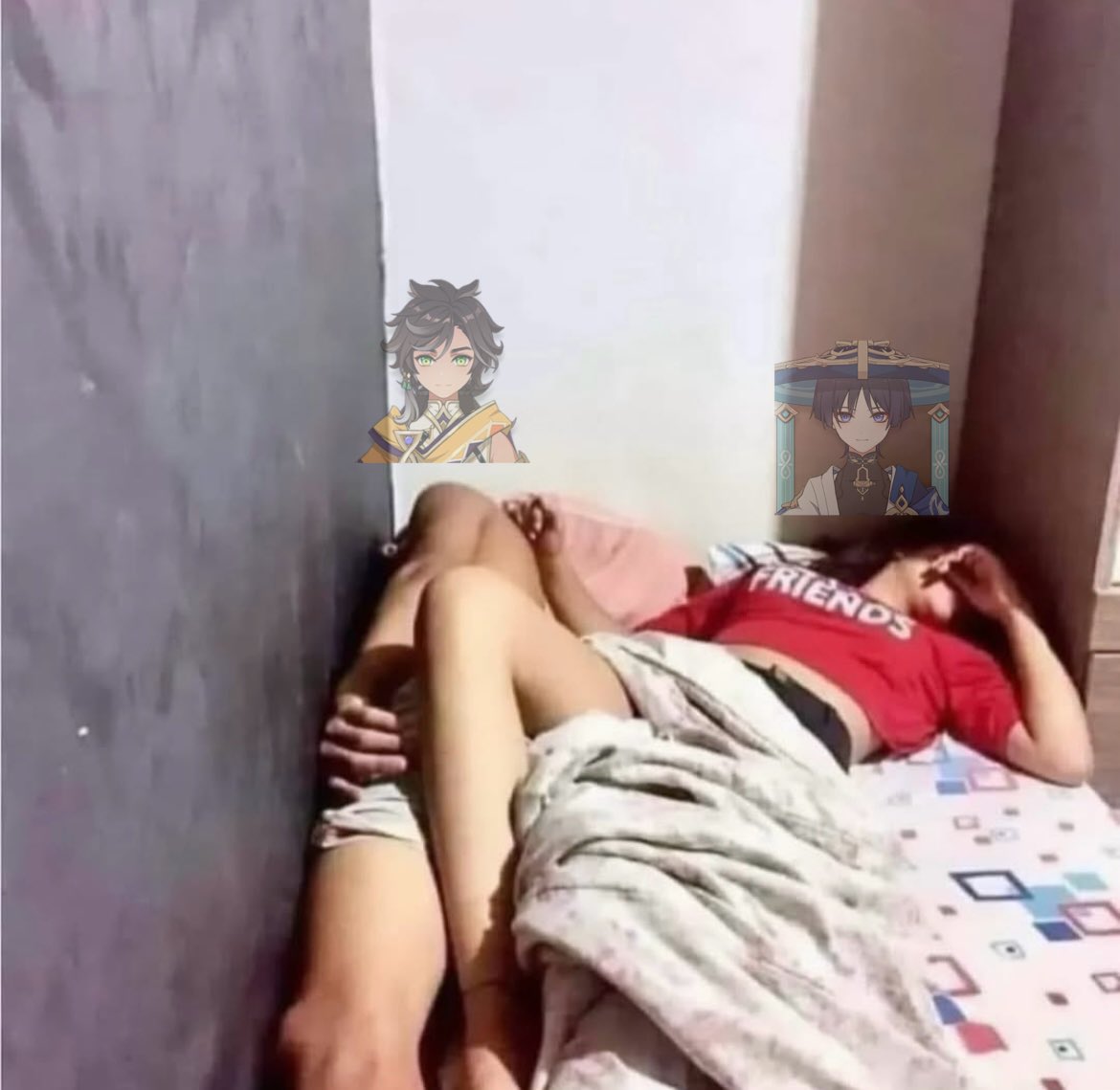 #Sethoscara
Wanderer: No, Sethos. I don’t need to sleep. I don’t like sleeping anyway.

Hours later: