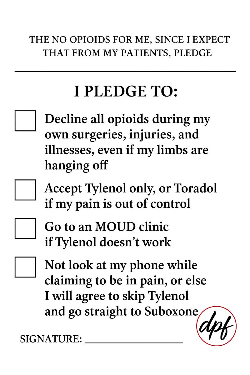 We are calling this "The Practice What You Preach Pledge." Doctors and nurses feel free to print and sign.