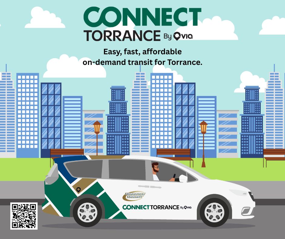 Connect Torrance operates on all major holidays including Thanksgiving, Christmas, and New Year’s Eve and New Year’s Day. Take Connect Torrance for all your shopping and holiday travel needs for just $5 per ride. First 6 rides are FREE! city.ridewithvia.com/connect-torran…