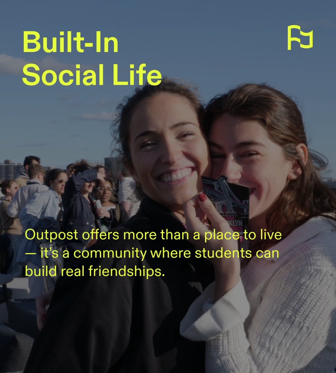 Find your people, feel at home — and see why Outpost is more than just housing.

Join us today: outpost.me