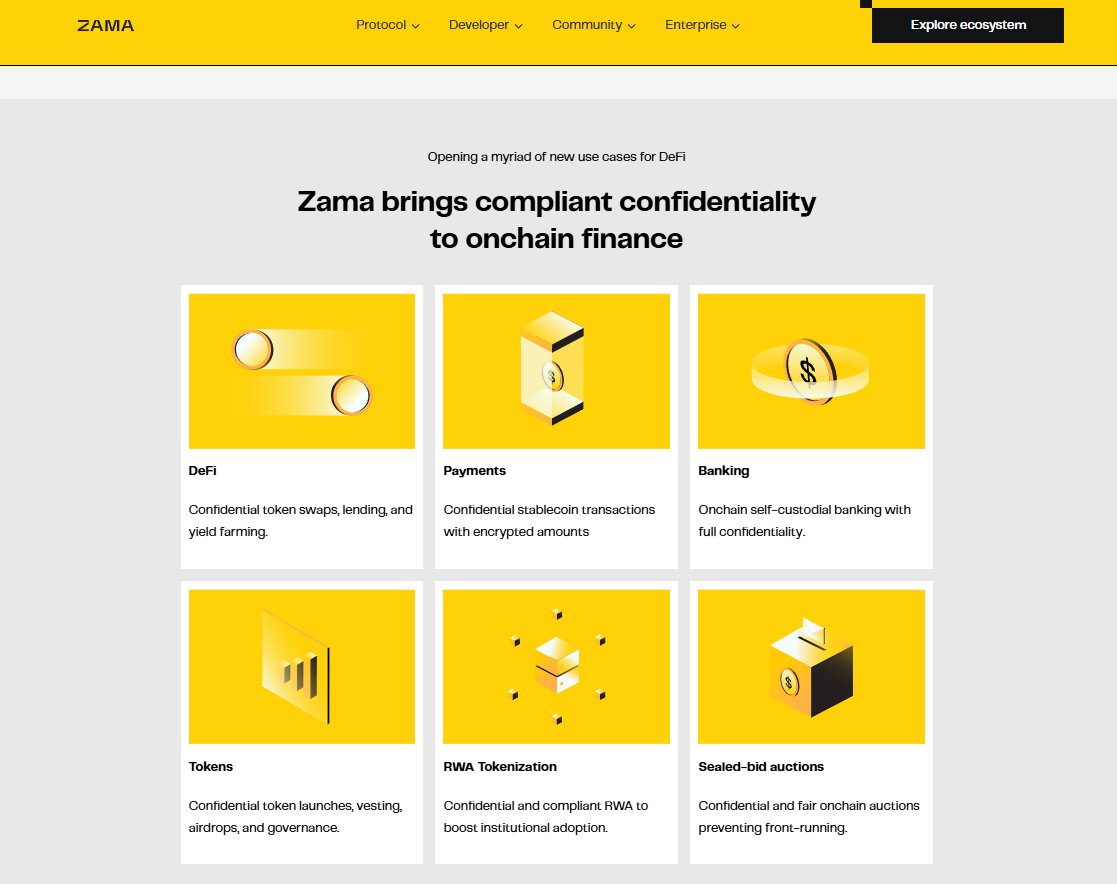 zama – 새로운 체인을 만들지 않고 프라이버시만 추가하는 기술 > 많은 프로젝트가 새로운 L1과 L2를 만들지만, Zama는 완전히  다른 접근을 택했습니다. Zama Protocol은 새로운 체인이 아니라 기존 이더리움, Arbitrum 같은 체인