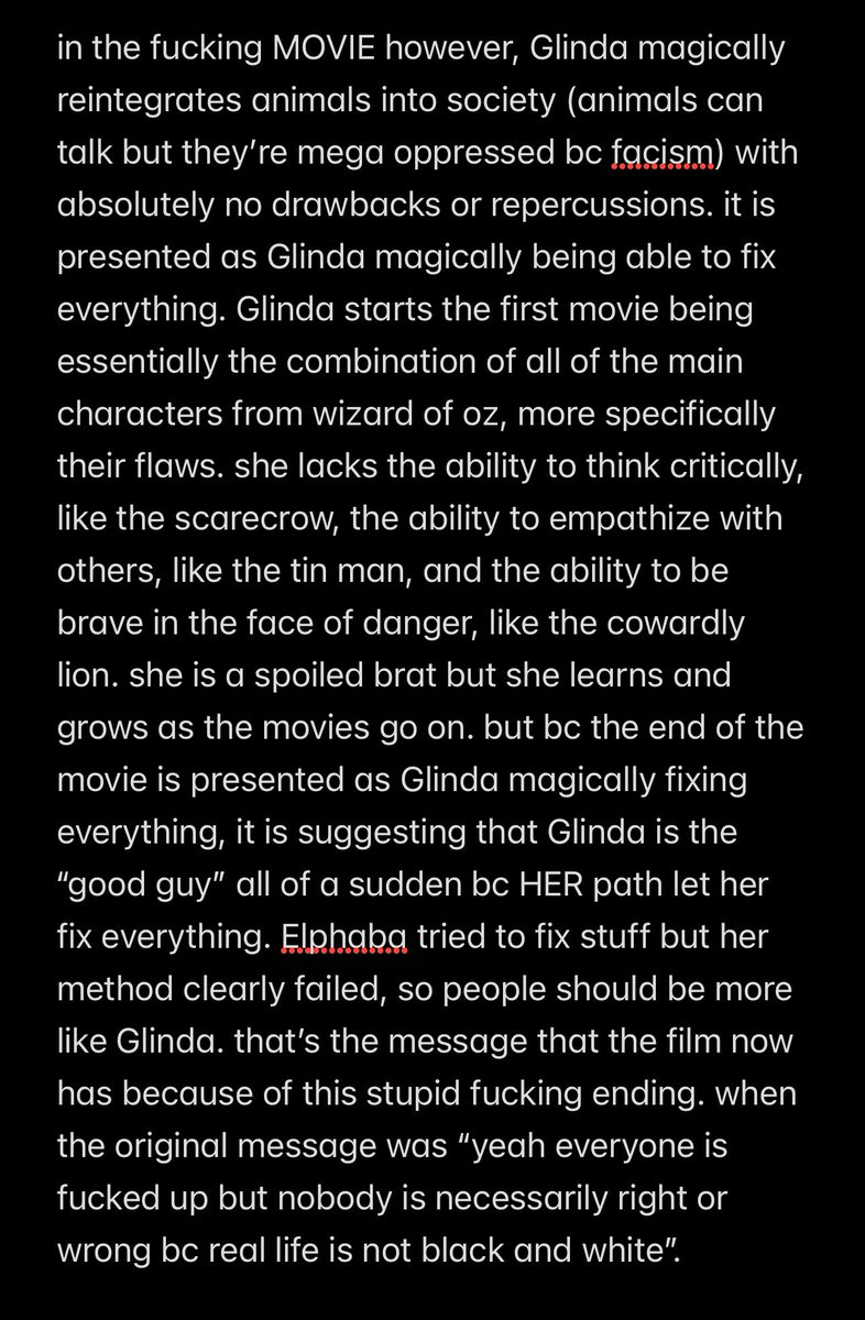 SirKitVT's tweet image. i got reasonably upset about the ending of Wicked: For Good bc i’ve seen the broadway show live and it did not fucking end like that