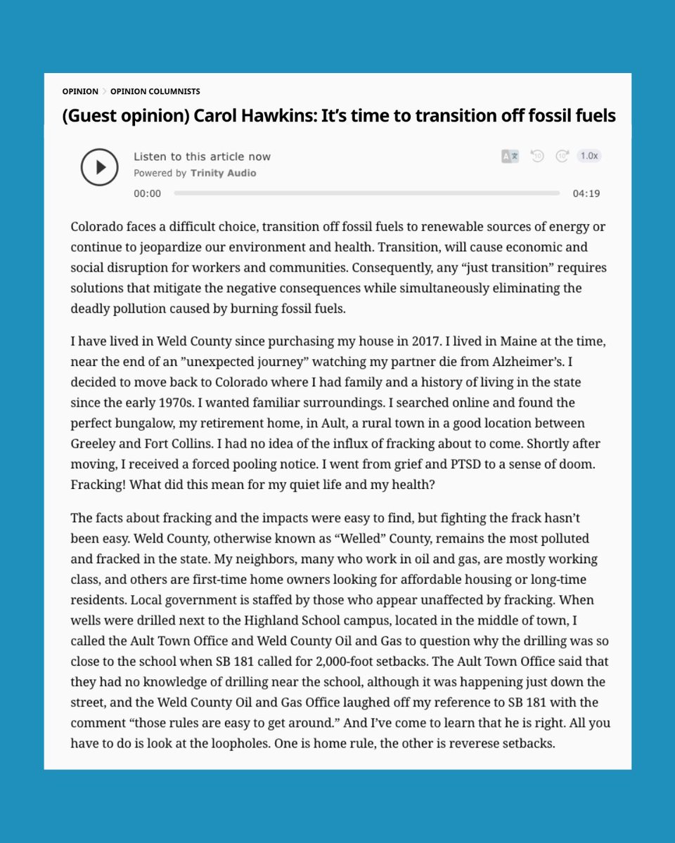 Thank you to Carol Hawkins for writing this important op-ed! If you'd like to read the full article, you can check it out at the link below:

timescall.com/2025/11/19/gue…