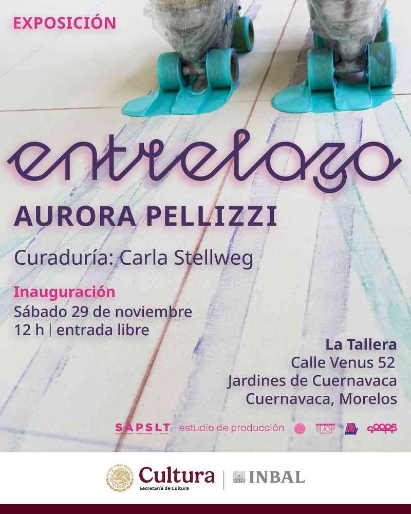 Entrelazo, de Aurora Pellizzi, se inaugura en  <a href="/LaTallera/">La Tallera</a> <a href="/bellasartesinba/">Instituto Nacional de Bellas Artes y Literatura</a> <a href="/cultura_mx/">Secretaría de Cultura</a> hojaderutadigital.mx/entrelazo-de-a…