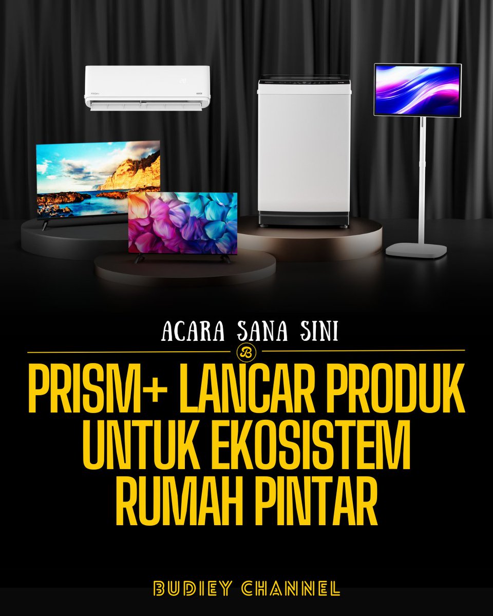 Prism+ Perluas Ekosistem Rumah Pintar Untuk Gaya Hidup Yang Lebih Menyenangkan.

Pelancaran Barisan Produk Baharu Yang Memperkasa Gaya Hidup Moden Dengan Teknologi Lebih Praktikal, Berkuasa Dan Mampu Milik Untuk Setiap Keluarga Malaysia.

budiey.com/prism-perluas-…