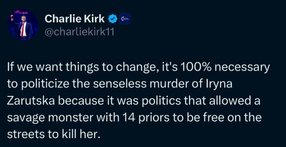 RealJamesWoods's tweet image. The final and most powerful post of an assassinated American hero.