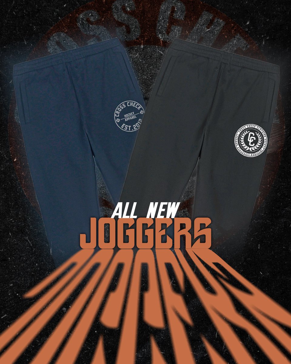 crosscheckuk's tweet photo. 🚨 READY TO BE COMFY? 🚨
The penultimate of our Pre-BF drops are these unbelievably comfy joggers, both the college and the Centre Ice version available, RIGHT NOW, on the store! 😍 #TEAMCROSSCHECK https://t.co/NsWPFHRAN0