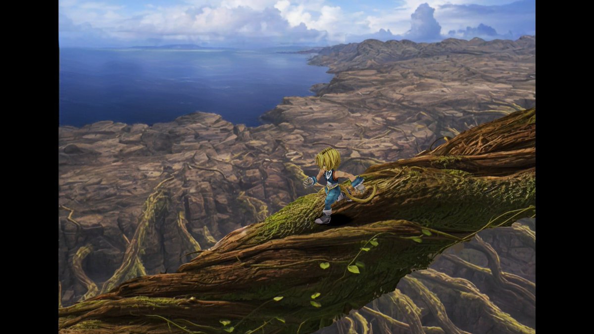 Samprdc's tweet image. Ff9 avec le moguri mods c&apos;est une vrai singerie