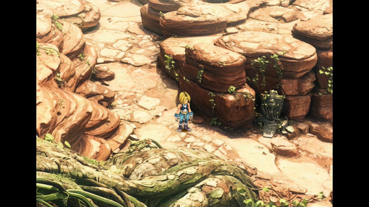 Samprdc's tweet image. Ff9 avec le moguri mods c&apos;est une vrai singerie