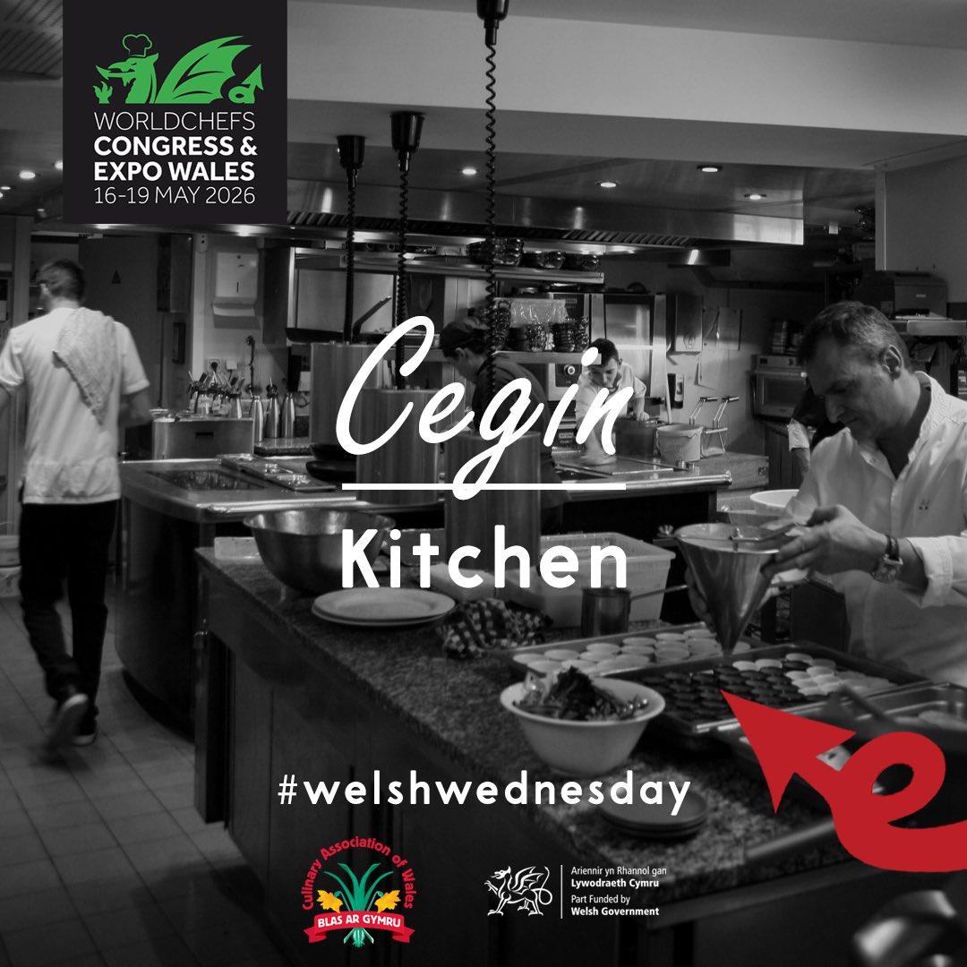 🌟 Cegin – Kitchen
This #WelshWednesday, learn “Cegin” (keh-gin), the heart of any home or kitchen where culinary magic happens! 🍳

Become an exhibitor: culinaryassociation.wales/exhibitor-enqu… 
.
#LearnWelsh #Cymraeg #Cegin #Worldchefs2026 #ChefLife